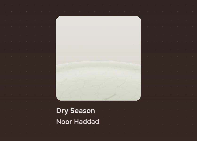 A cover with a short name and one artist under it.