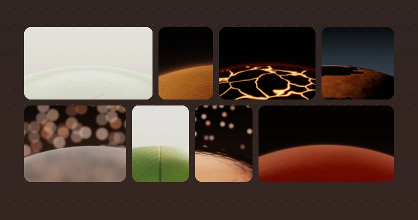 Two rows of pictures at their own shapes, both rows reaching both edges.