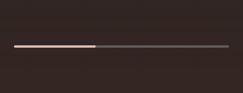 A bar at 38 percent with nothing around it.