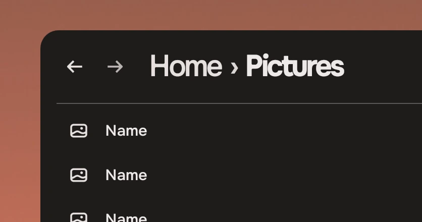 The same window with a solid dark fill, so the wallpaper does not show in it.